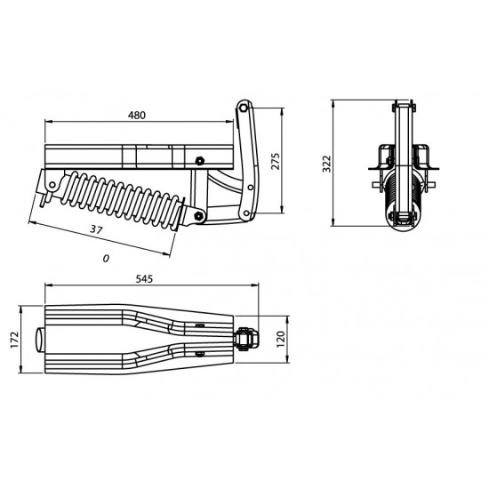 Dorse (Treyler) Kapak Yayı Dorse (Treyler) Kapak Yayı
